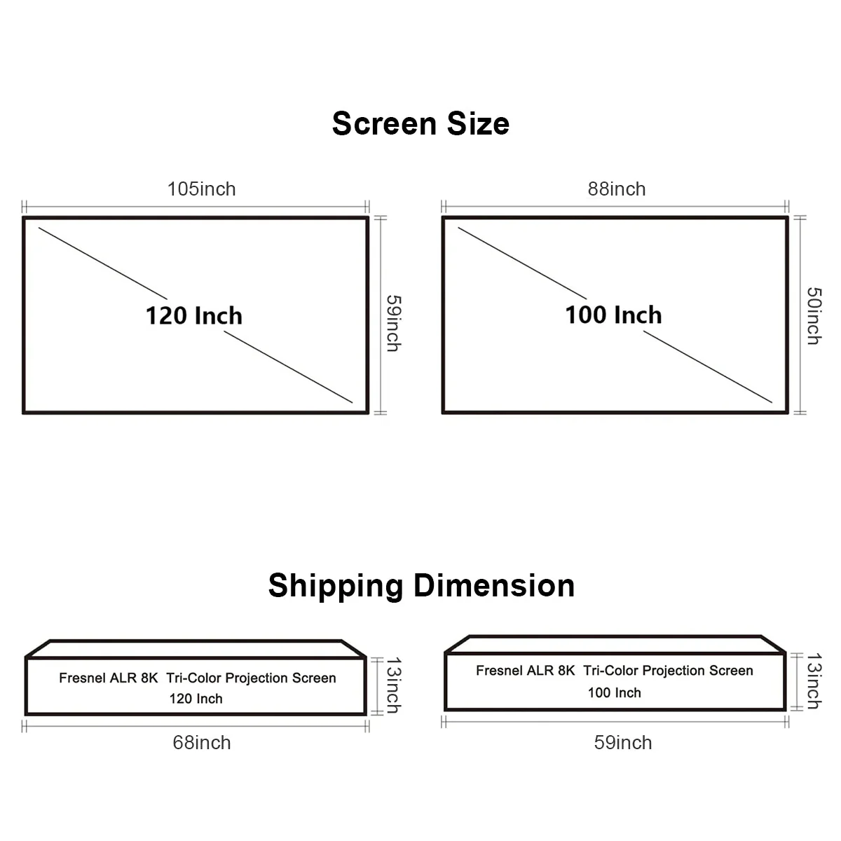 100''-120'' NothingProjector Fresnel ALR Screen for Ultra Short Throw Projector - Image 16