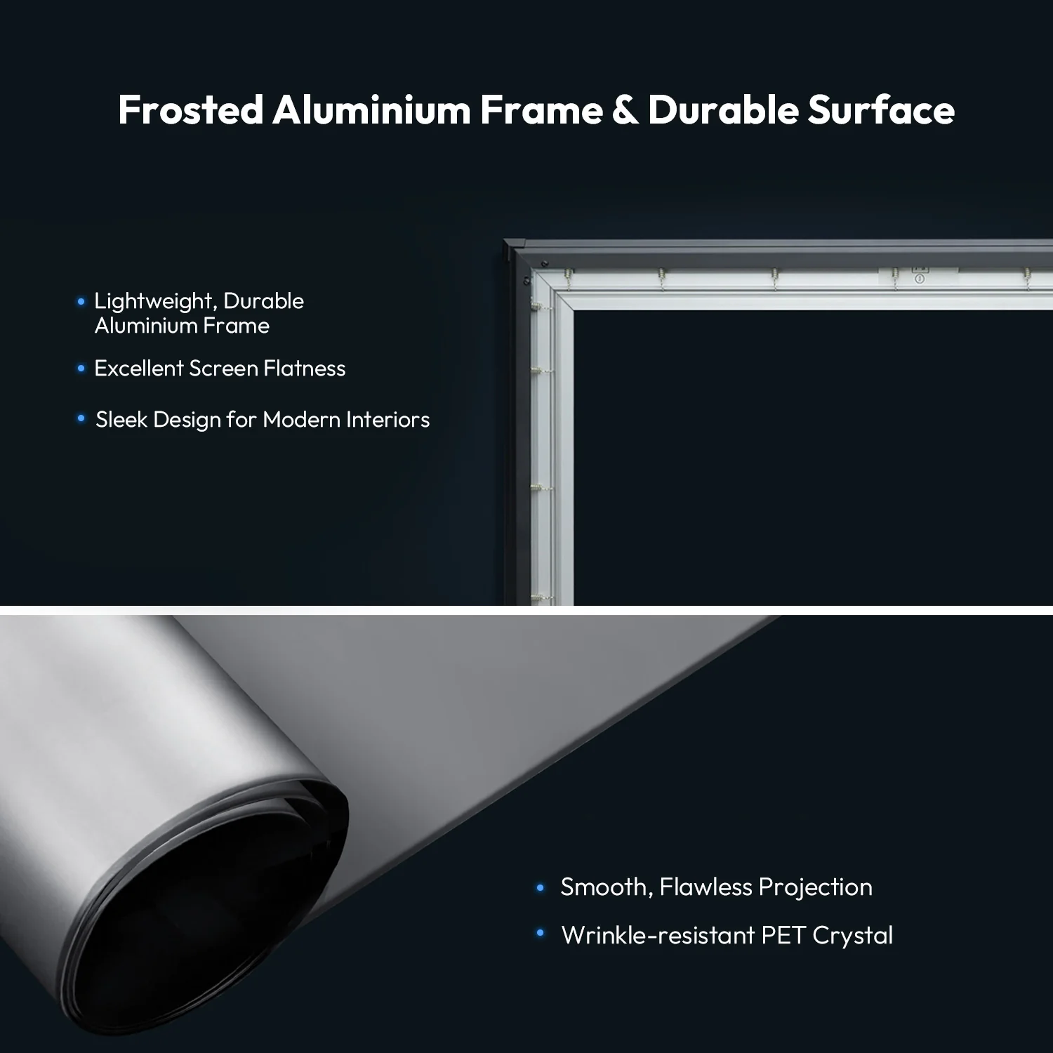 100 Inch NothingProjector PET Crystal Classic UST 85% ALR Projector Screen - Image 10