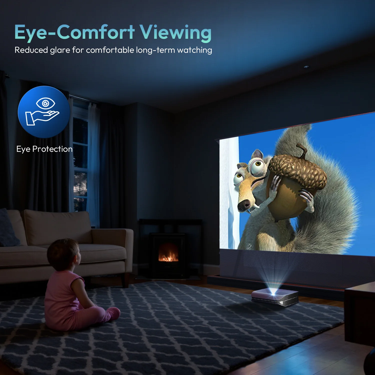 120'' NothingProjector PET Crystal Classic 85% ALR Motorized Floor Rising Screen For UST Projector (AU) - Image 6