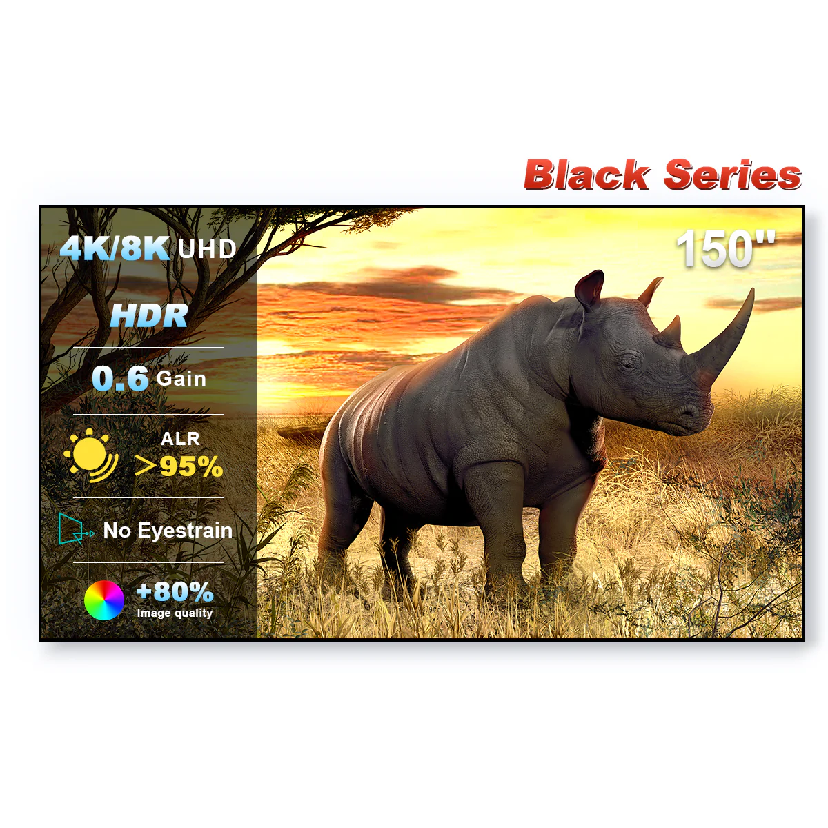 150 Inch NothingProjector Black Series Pet Crystal Lenticular Screen - Image 10