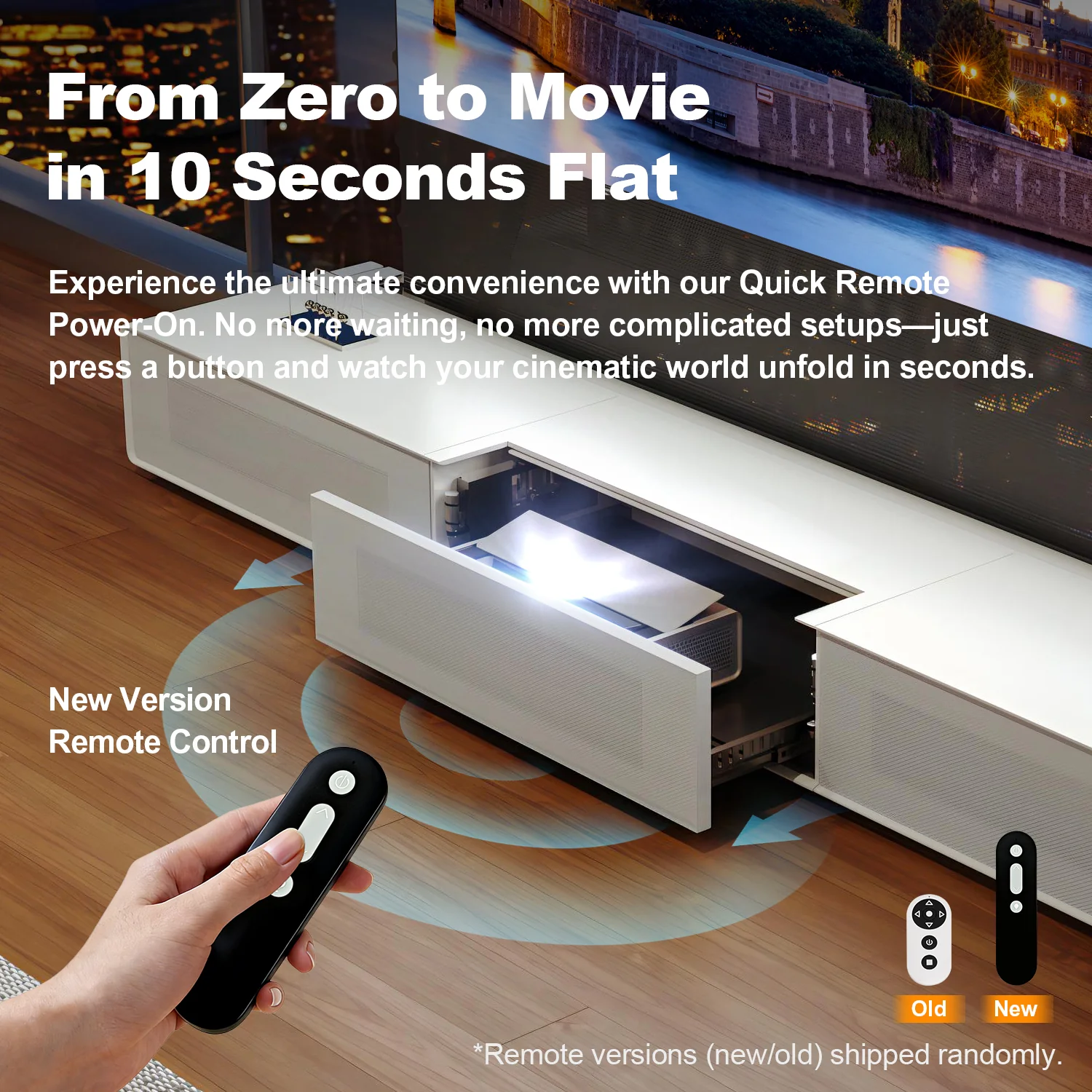 (Bundle) Formovie Theater Premium + Black Series Motorized ALR Screen + Laser TV Cabinet (Pre-Assembled) - Image 11
