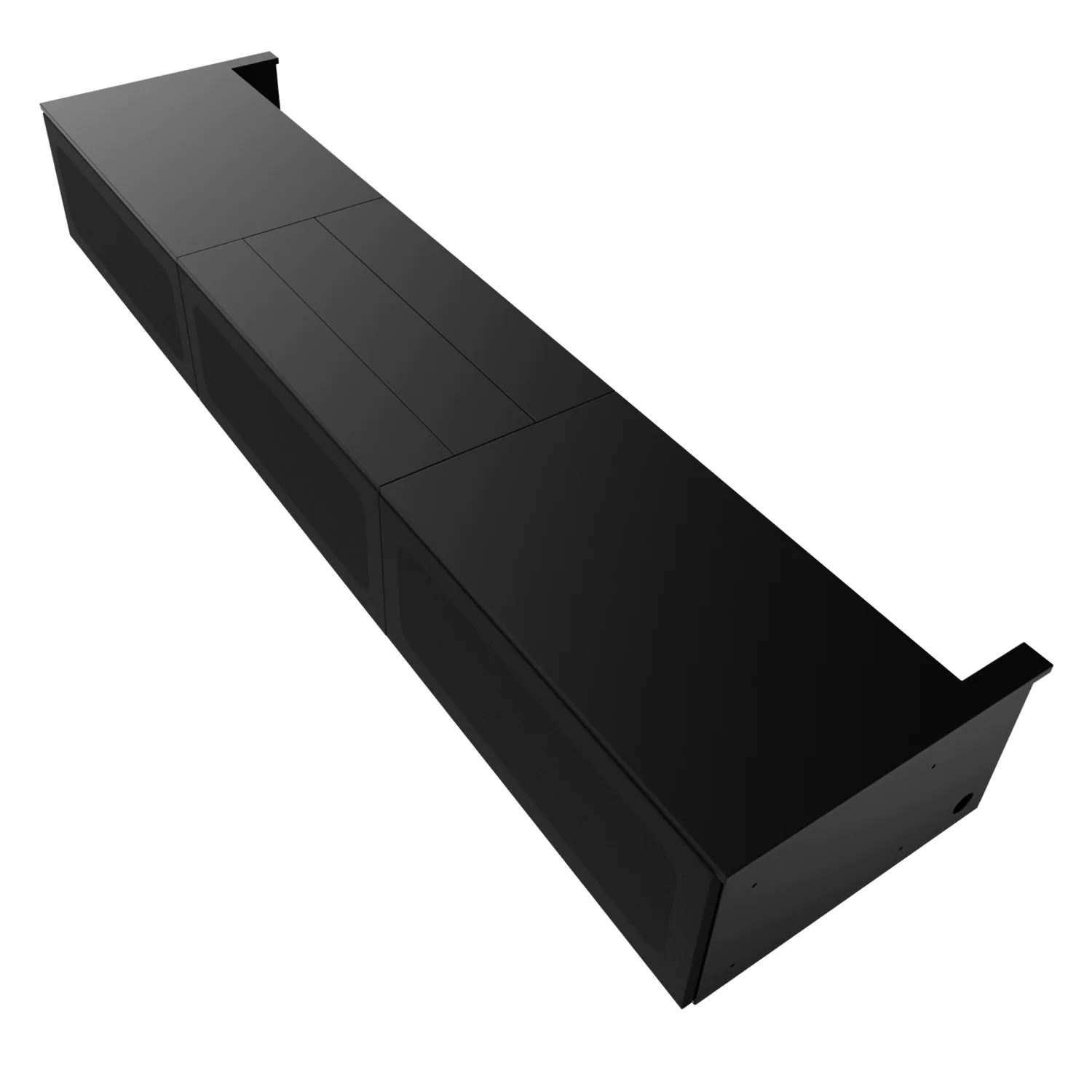 100"-120" Shore Black Motorized Laser TV Flat Pack Cabinet - Image 19