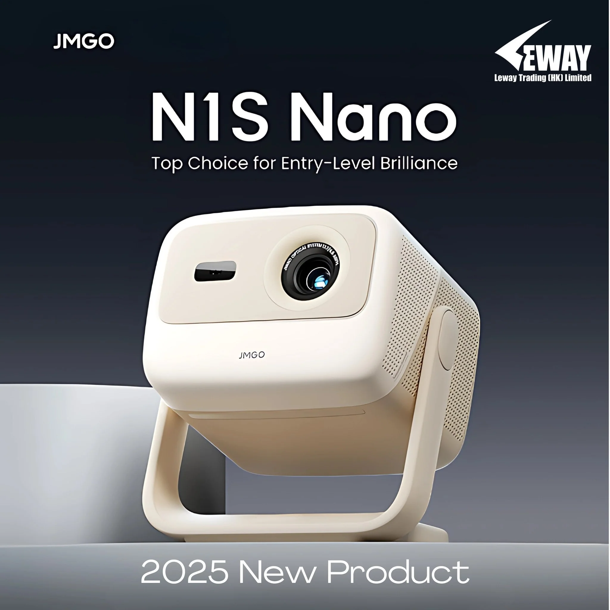 JMGO N1S Nano Long Throw LED Google TV Projector 460 ISO Lumens - Image 3