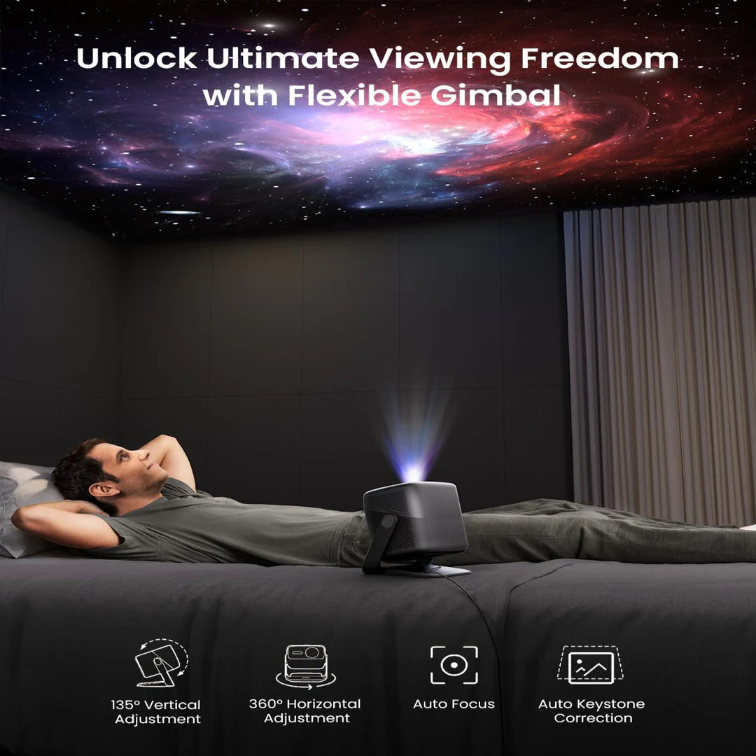 JMGO N1S Ultimate 4K Laser Outdoor Projector 3300 ISO Lumens Google TV with Netflix - Image 9