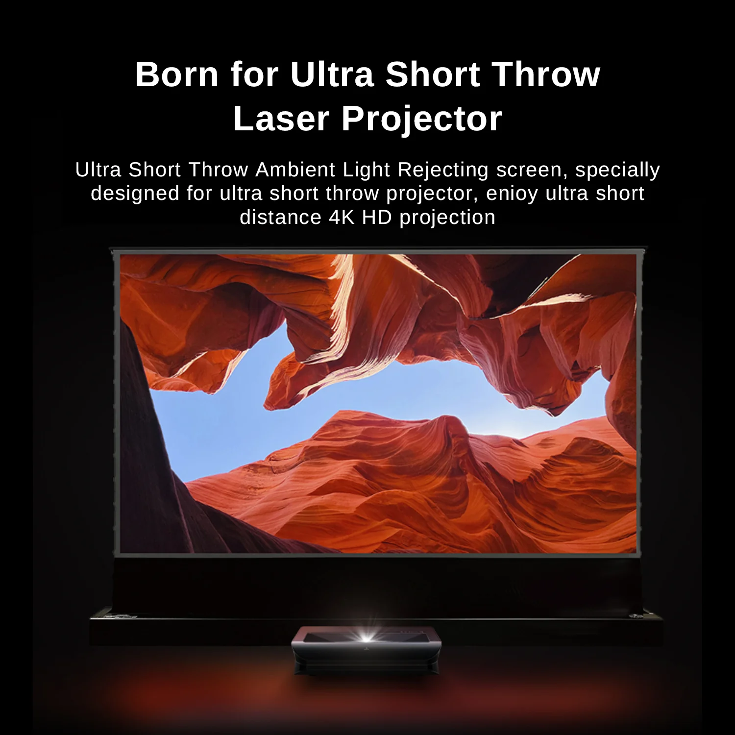 (New - Limited Deals) 120 Inch NothingProjector Motorized Floor Rising 95% ALR Projector Screen - Image 8