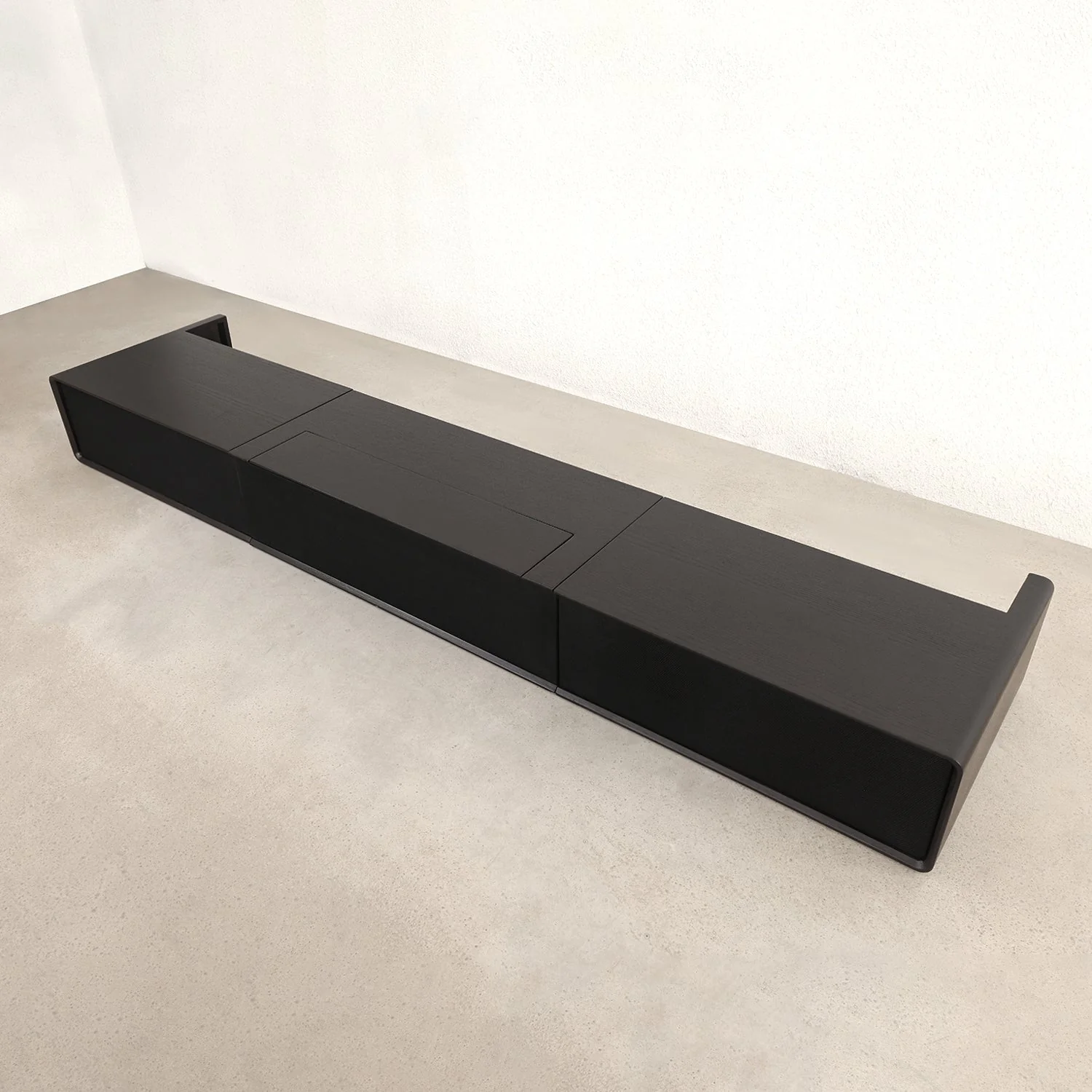 Shore Wood Grain TV Cabinet for Ultra Short Throw Projector (Pre-Assembled) - Image 20