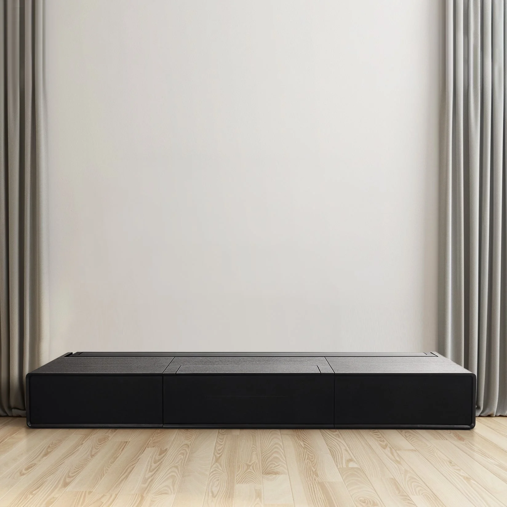 Shore Wood Grain TV Cabinet for Ultra Short Throw Projector (Pre-Assembled) - Image 21