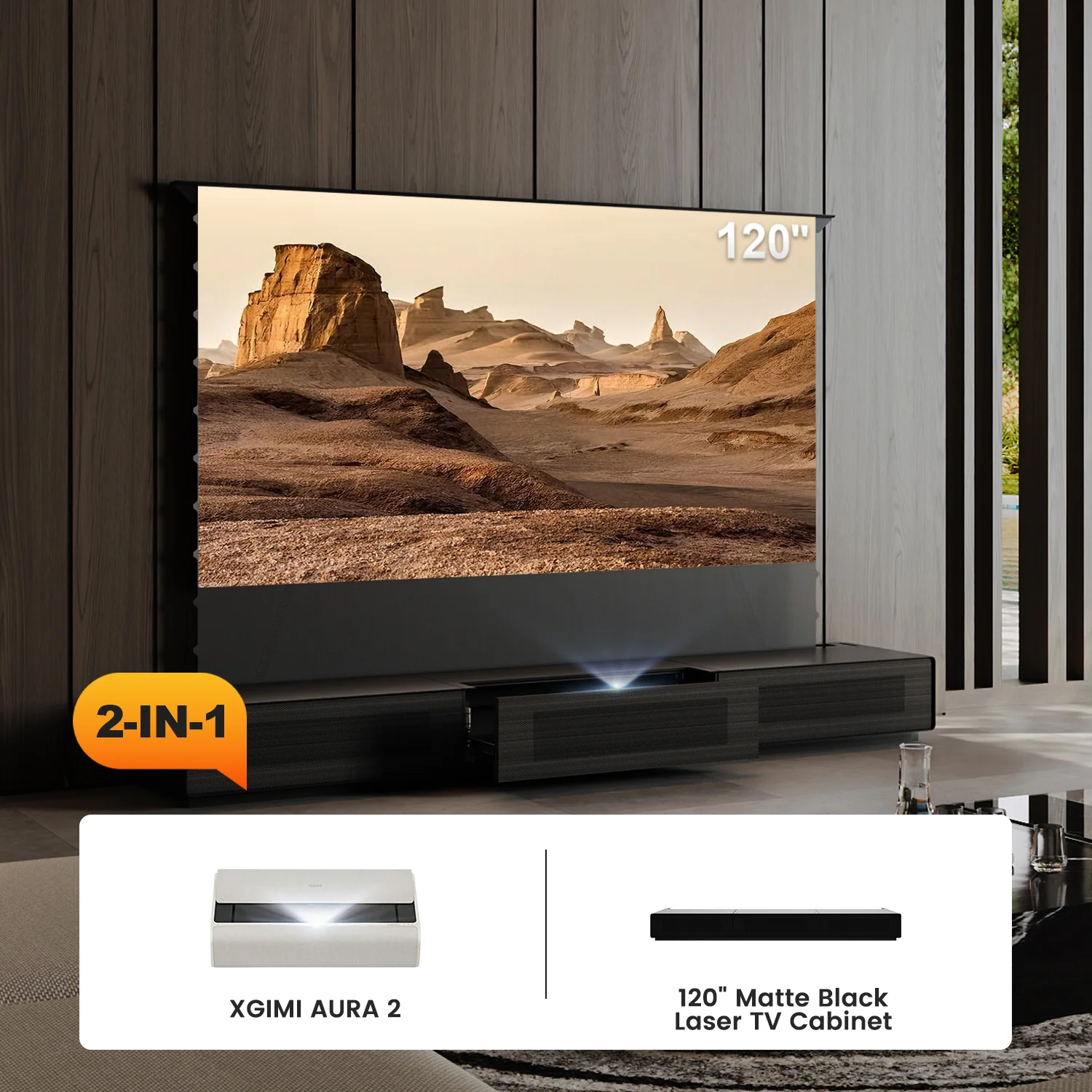 Shore Laser TV Cabinet + UST Projector Bundle (Pre-Assembled) - Image 19