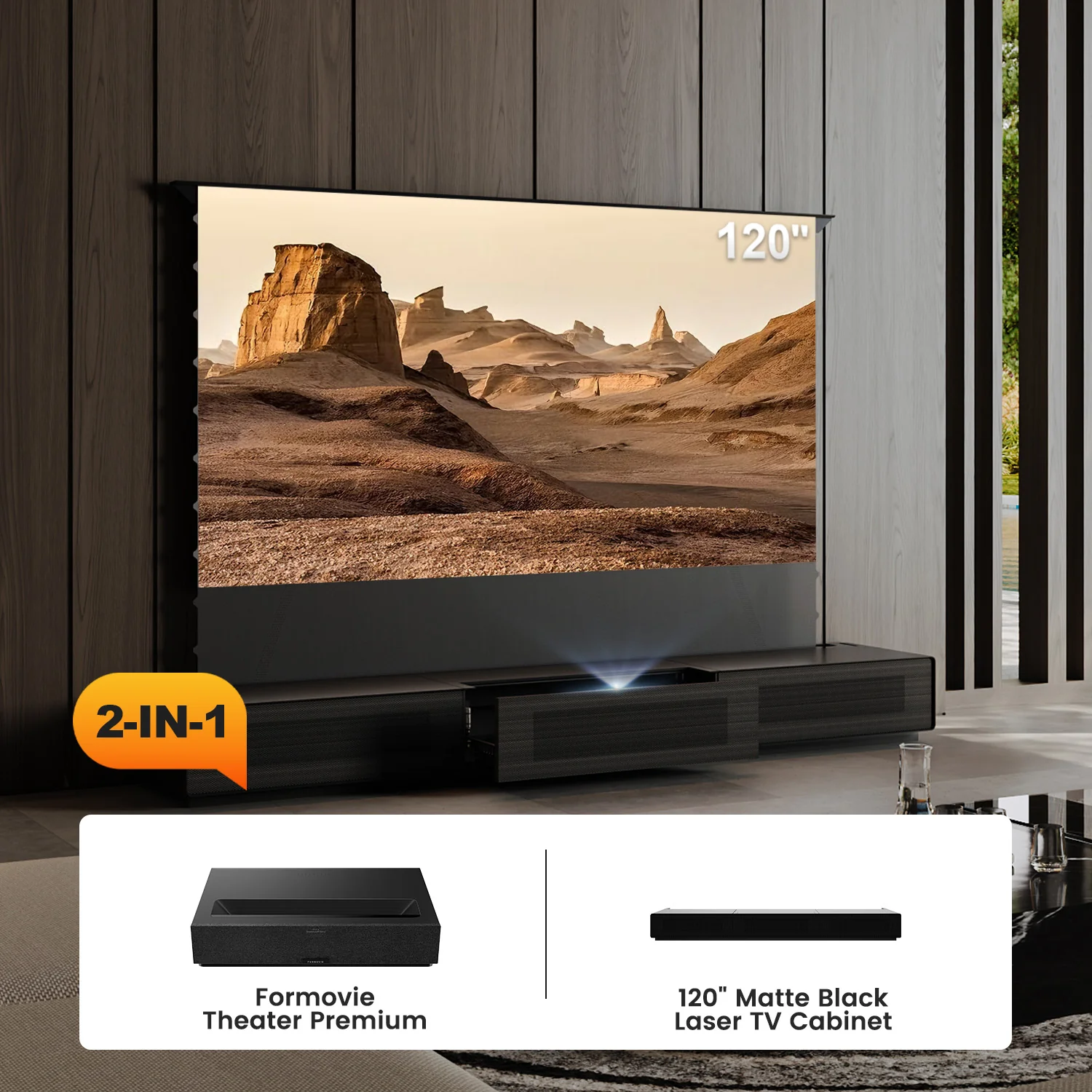 Shore Laser TV Cabinet + UST Projector Bundle (Pre-Assembled) - Image 44