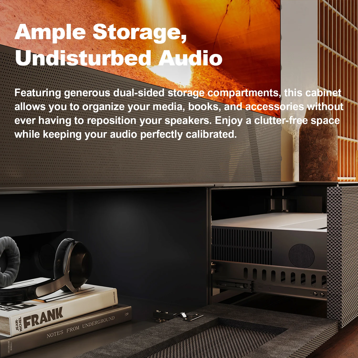 Shore Laser TV Cabinet + UST Projector Bundle (Pre-Assembled) - Image 15