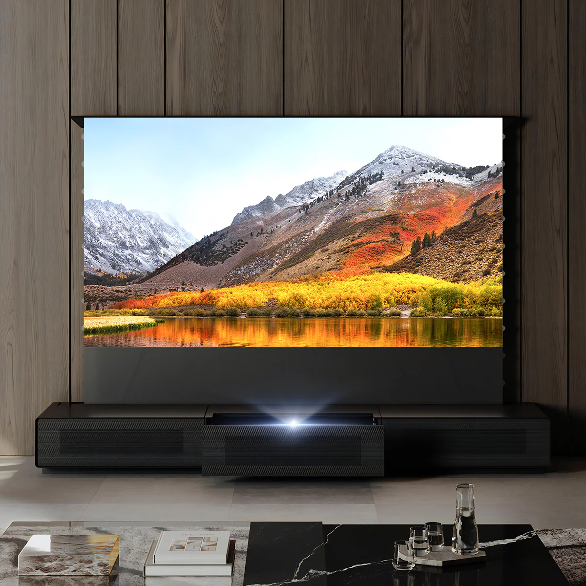 (Bundle) Formovie Theater Premium + Black Series Motorized ALR Screen + Laser TV Cabinet (Pre-Assembled) - Image 22