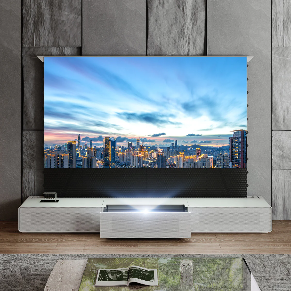 (Bundle) Formovie Theater Premium + Black Series Motorized ALR Screen + Laser TV Cabinet (Pre-Assembled) - Image 20