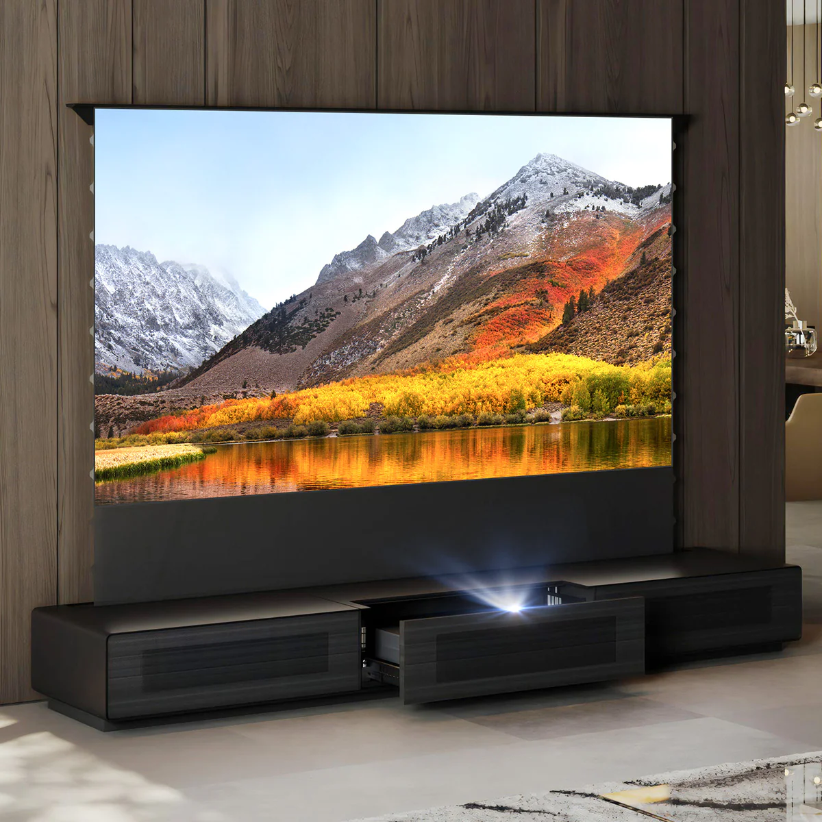 (Bundle) Formovie Theater Premium + Black Series Motorized ALR Screen + Laser TV Cabinet (Pre-Assembled) - Image 19